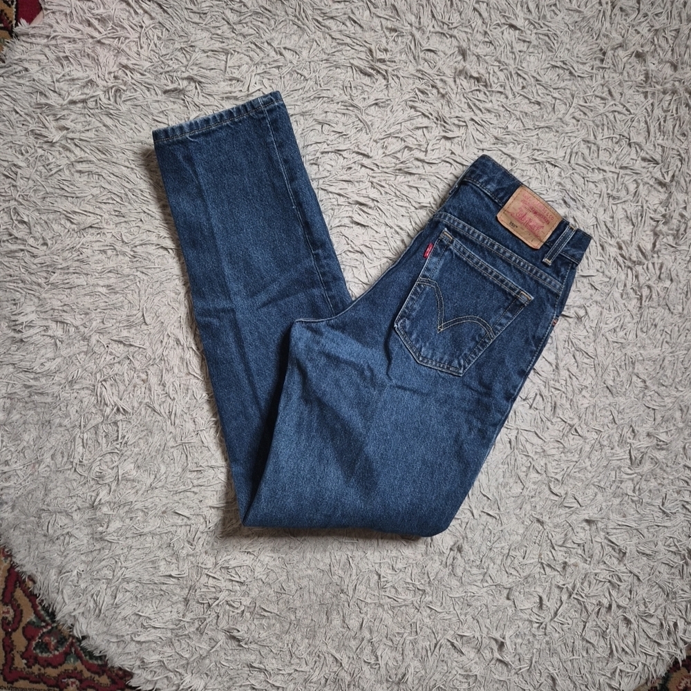 Womens Vintage Levis Jeans 550 Jean Classic Relaxed Size 10 Missy Long Blue ✨️💫 - Picture 8 of 13